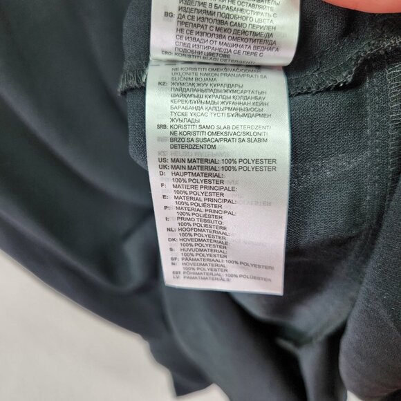 Adidas T-Shirt Dress Size XS Flare Mini 3-Stripes Dress Long Sleeve New - Picture 7 of 10